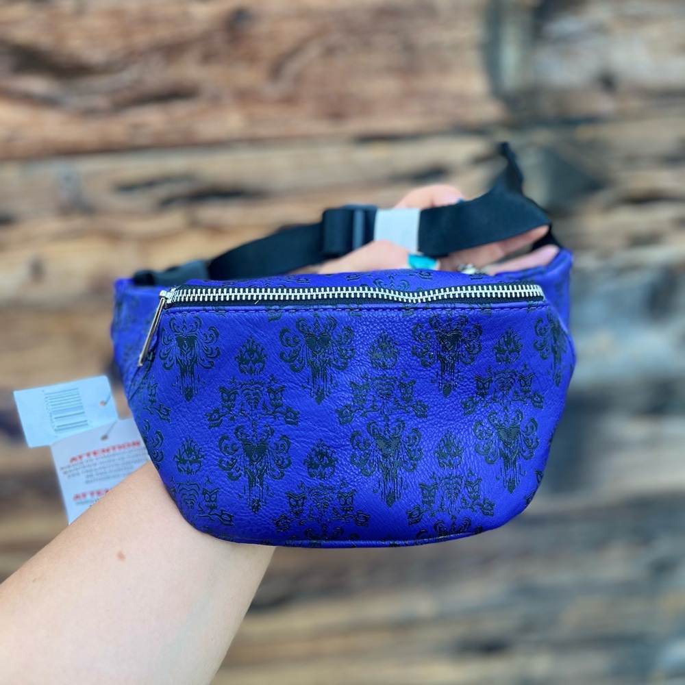 DISNEY PARKS | Loungefly Haunted Mansion Wallpaper Fanny Pack Cross Body Bag NWT
